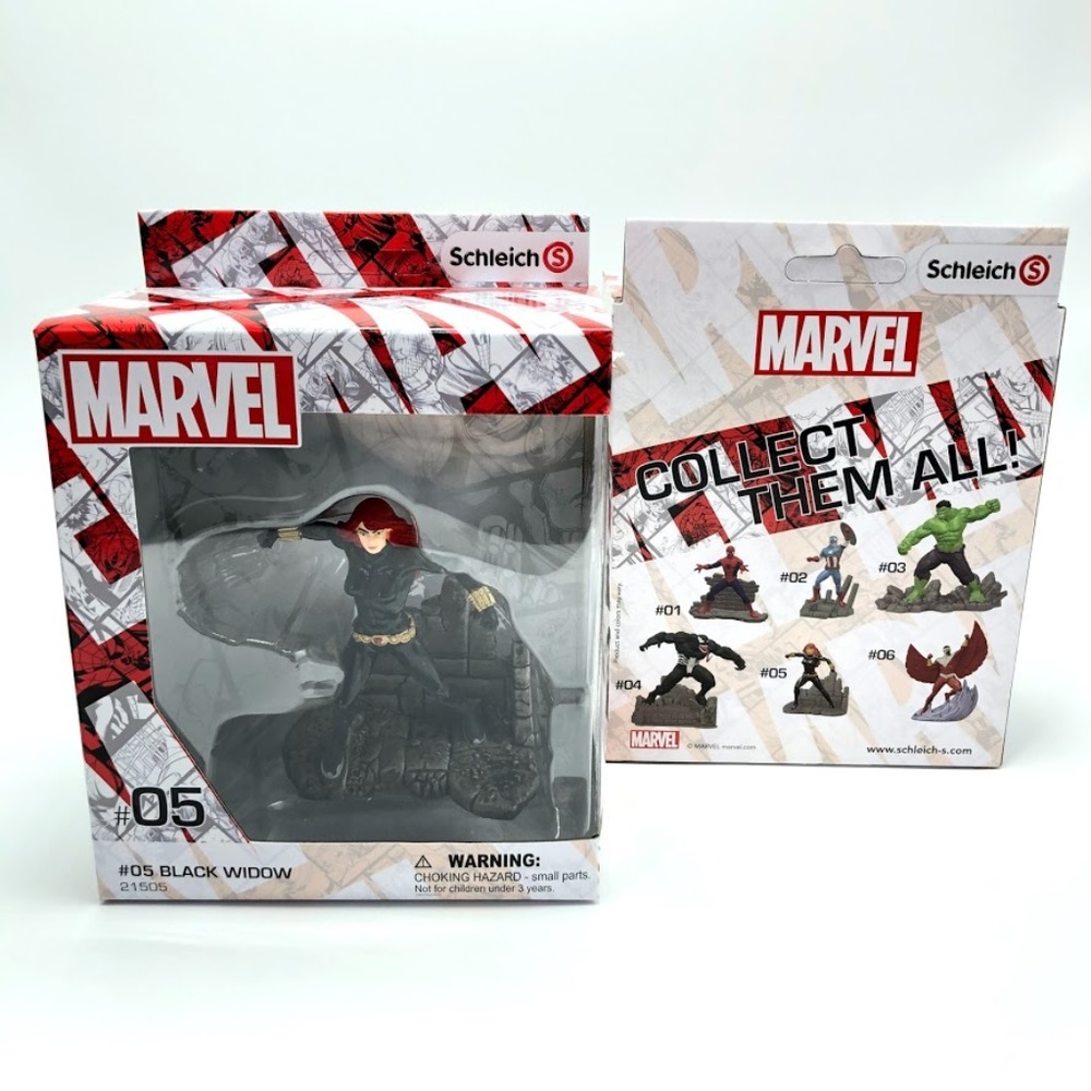 Marvel Black Widow and Falcon Collectibles x 2